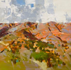 Montecito View Landscape Impressionism Original oil Painting Ready to Hang