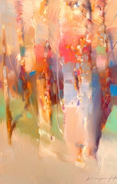 Morning Aspen, Original oil Painting, Ready to Hang