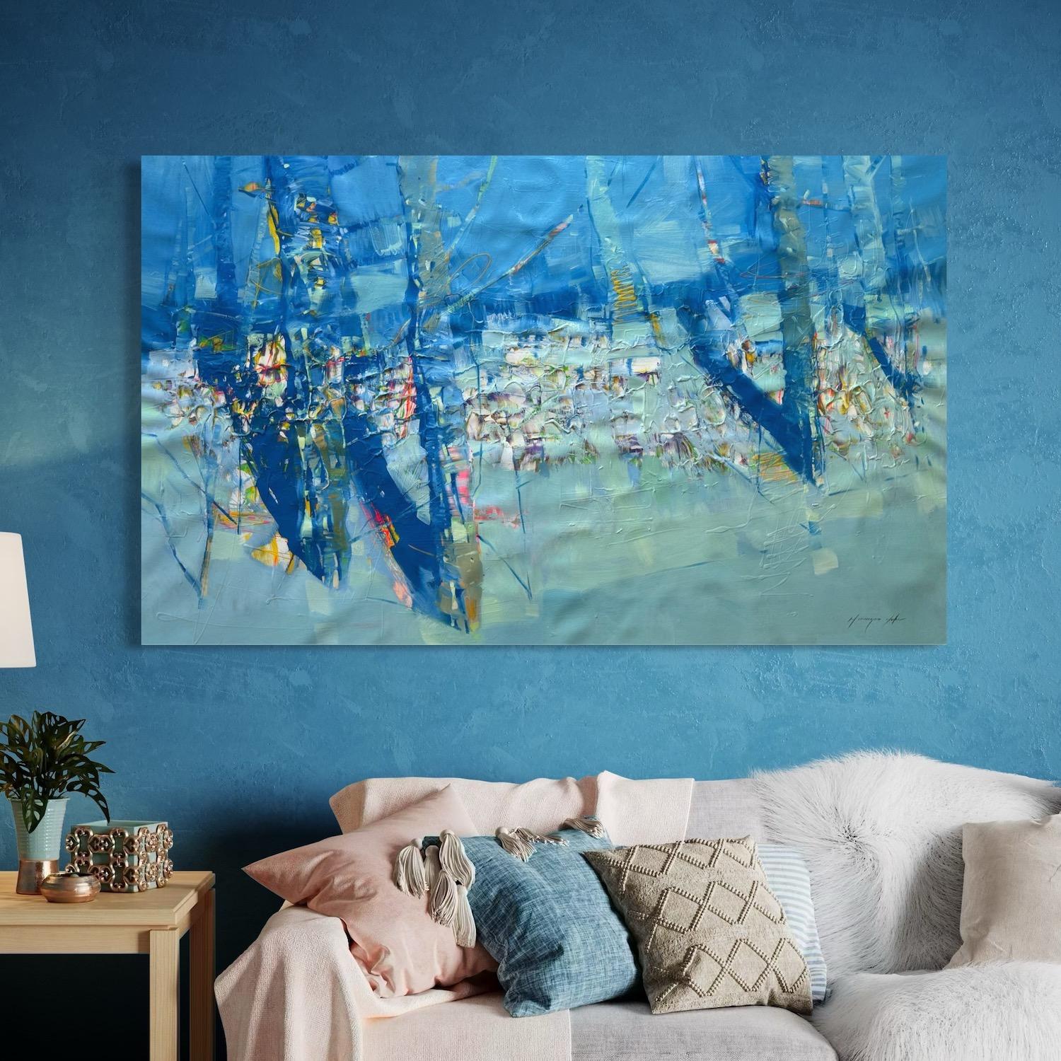 Artista: Vahe Yeremyan 
Opera: Pittura a olio originale, opera d'arte fatta a mano, pezzo unico 
Mezzo: Olio su tela 
Anno: 2024
Stile: Impressionismo,
Oggetto: Night Grove,
Dimensioni: 34