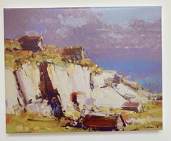 Ocean Side, Druck auf Leinwand, hängefertig