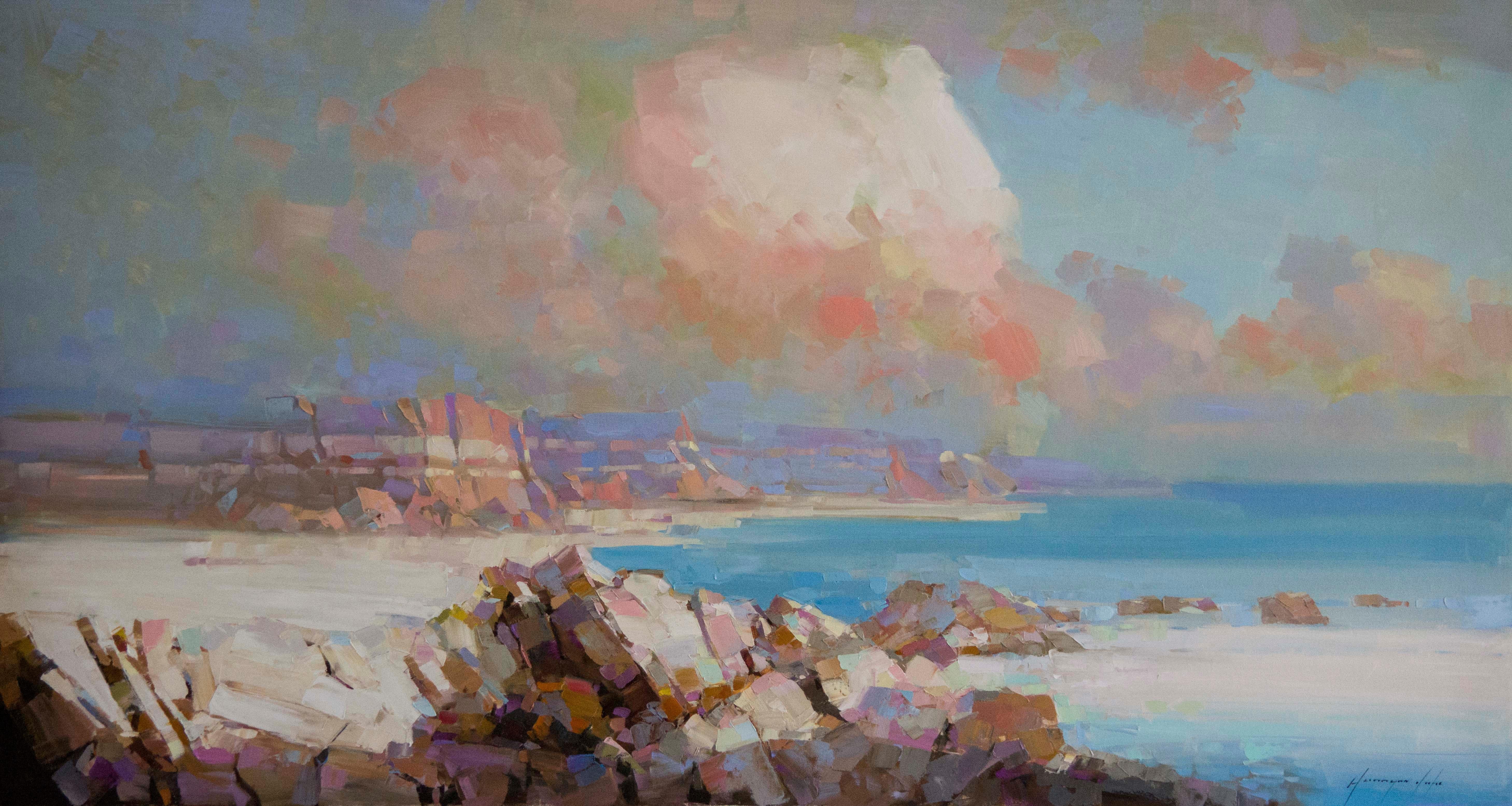 Ocean- South Bay - Painting by Vahe Yeremyan