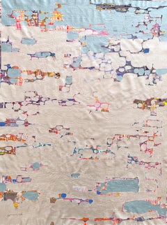 Pearl Shores Arte astratta Quadro originale di grandi dimensioni pronto da appendere