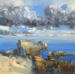 Pacific Coast, Original Oil Painting on Canvas