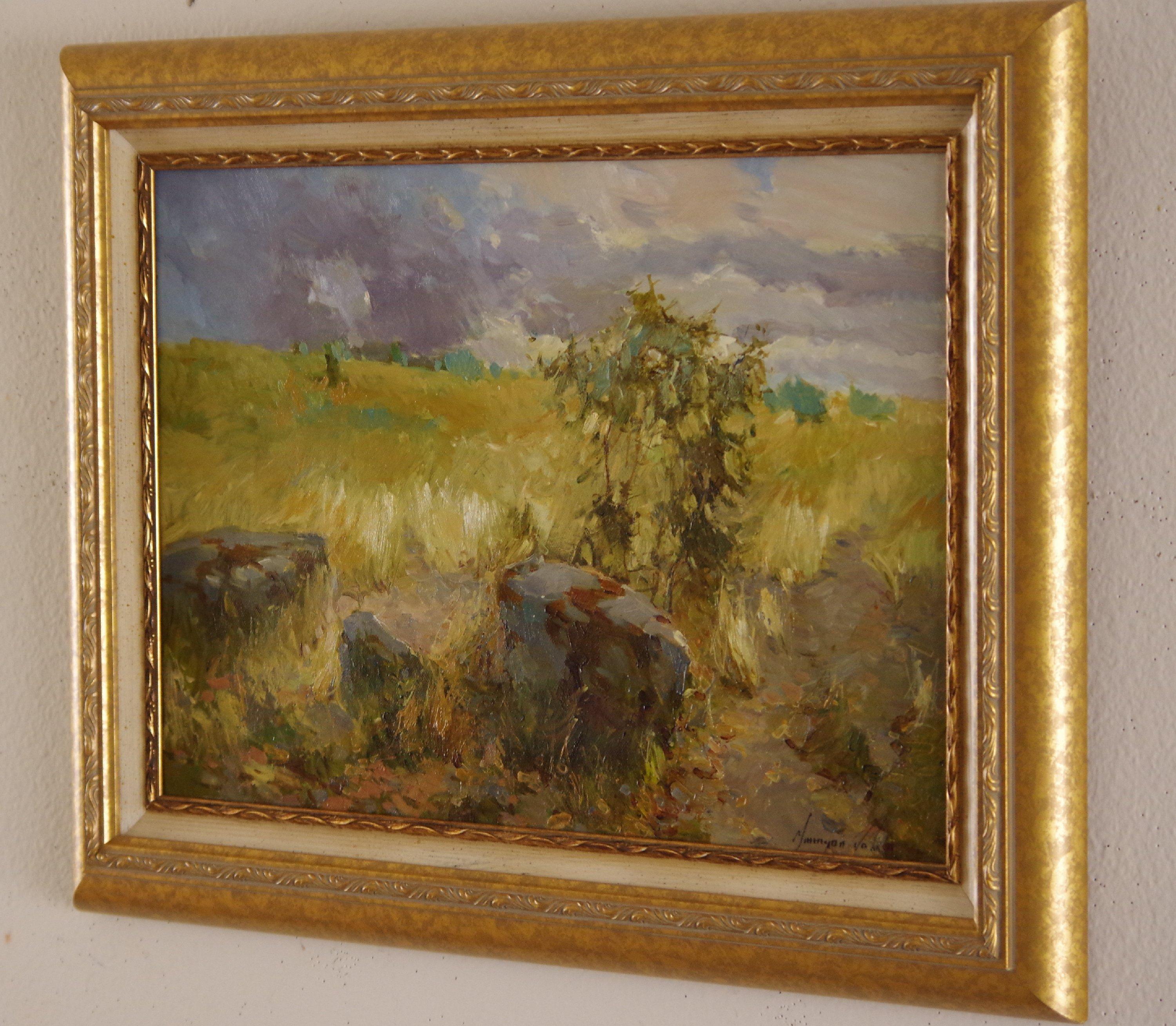 Artist: Vahe Yeremyan
Work: Original oil Painting, One of a Kind
Medium: Oil on Canvas
Year: 2016
Subject: Path Through the meadow
SIZE: 14