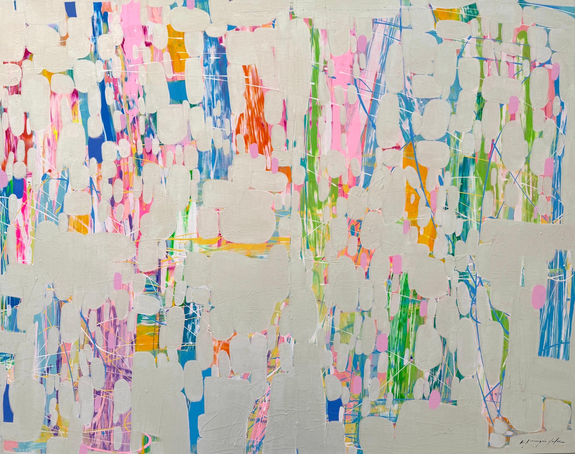 Pearl Horizon Abstract Artwork Original Painting Ready to Hang