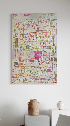 Pearl Lightscape Abstract Original Painting, Ready to Hang