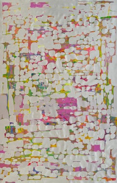 Pearl Lightscape Abstract Original Painting, Ready to Hang