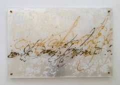 Pearl Signs Glass Contemporary art Original Painting Ready to Hang