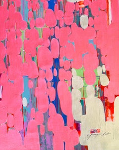 Place Above, großes zeitgenössisches abstraktes Originalgemälde, aufhängefertig