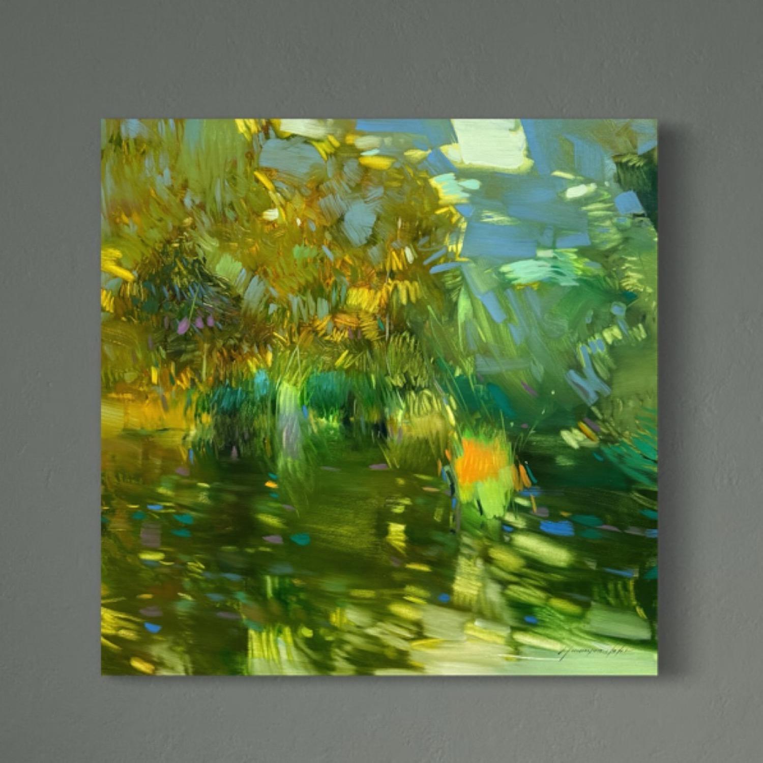 Artista: Vahe Yeremyan 
Opera: Pittura a olio originale, opera d'arte fatta a mano, pezzo unico 
Mezzo: Olio su tela
Year: 2025
Stile: Impressionismo, 
Titolo: Stagno
Dimensioni: 30