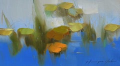 Pond, Original oil Painting, Ready to Hang