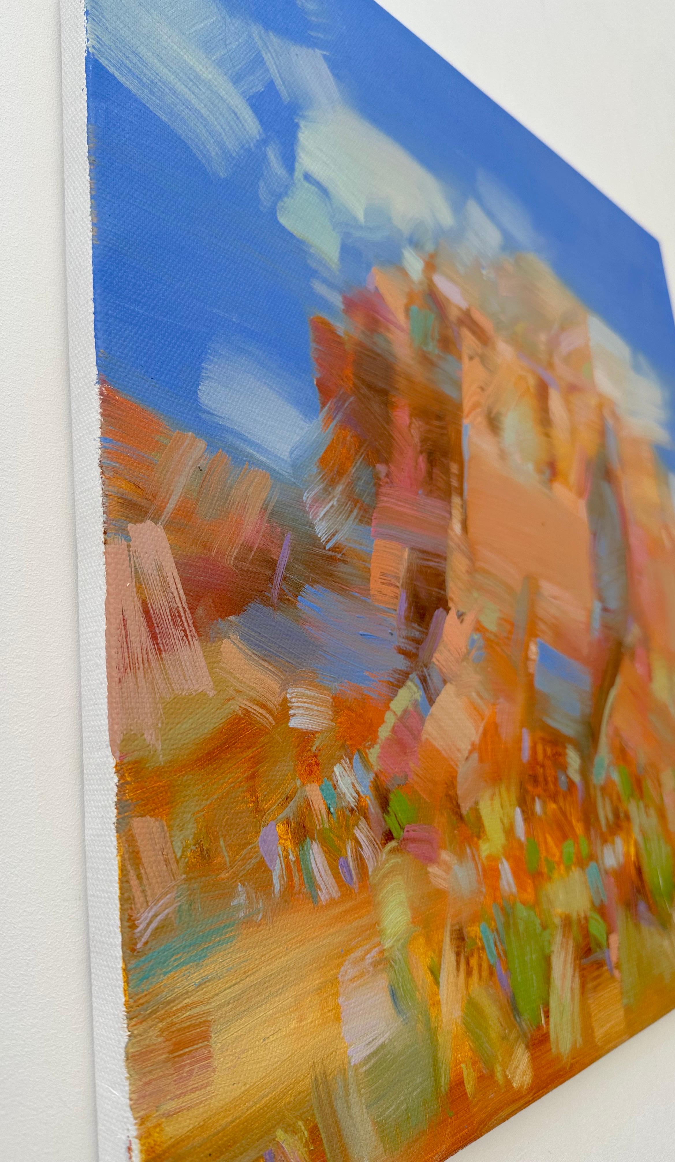 Red Rock, Canyon, Pittura a olio originale, pronta da appendere in vendita 1