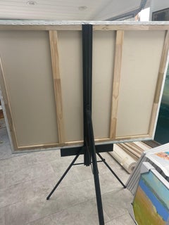 Reflejo, Paisaje marino, Pintura al óleo original, Hecho a mano, Listo para colgar