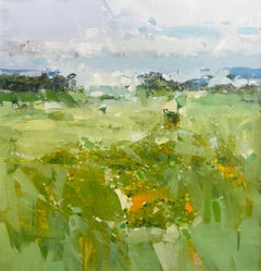 Rising Silence Landscape Impressionism Original Painting Ready to Hang