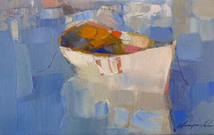Used Rowboat, Print on Canvas