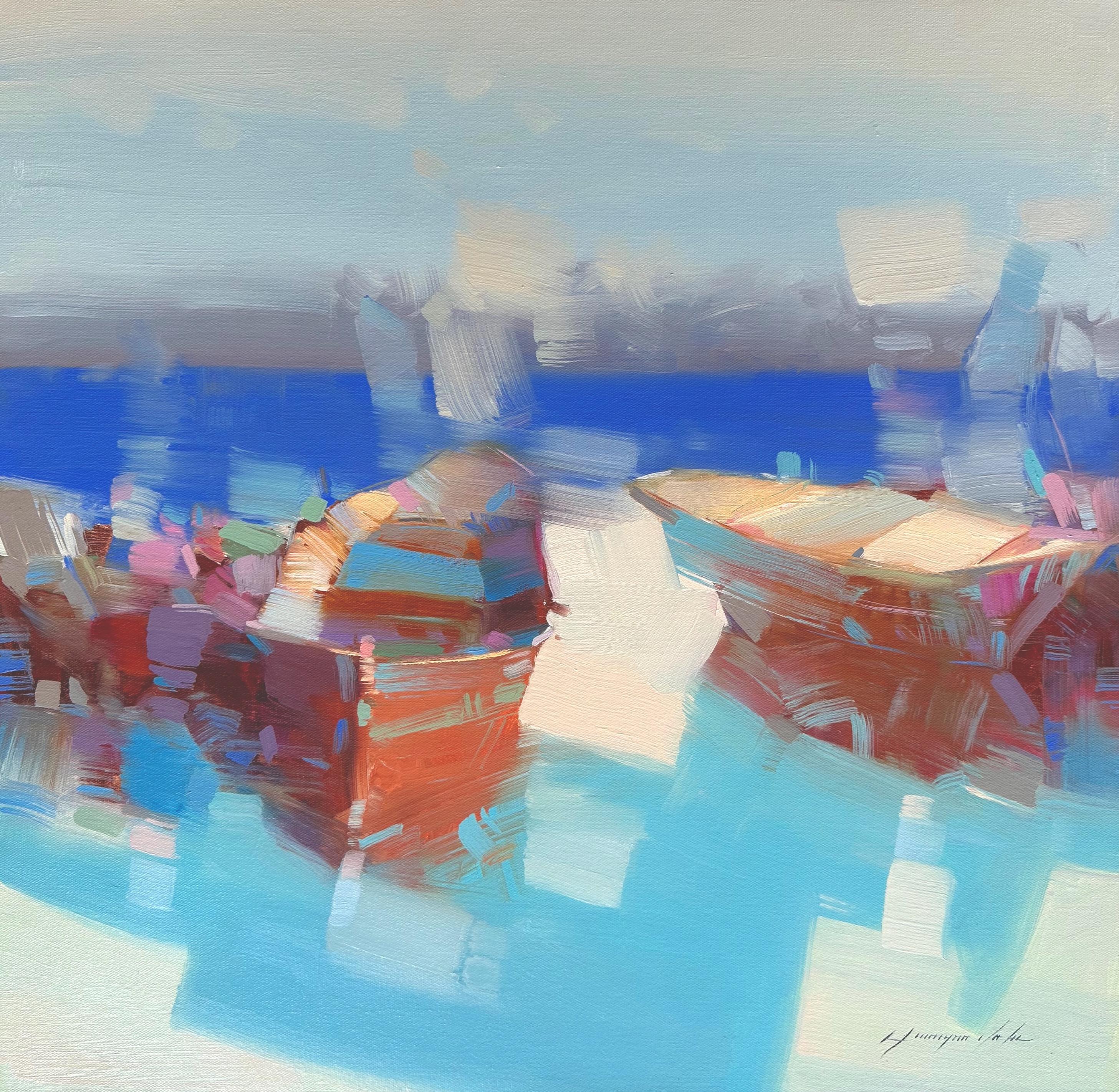 Vahe Yeremyan Ararat, Original oil Painting, Ready to Hang For Sale at 1stDibs