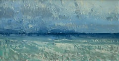 Seascape Impressionism Original Painting Ready to Hang