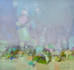 Original-Ölgemälde mit saisonaler Landschaft, fertig zum Aufhängen