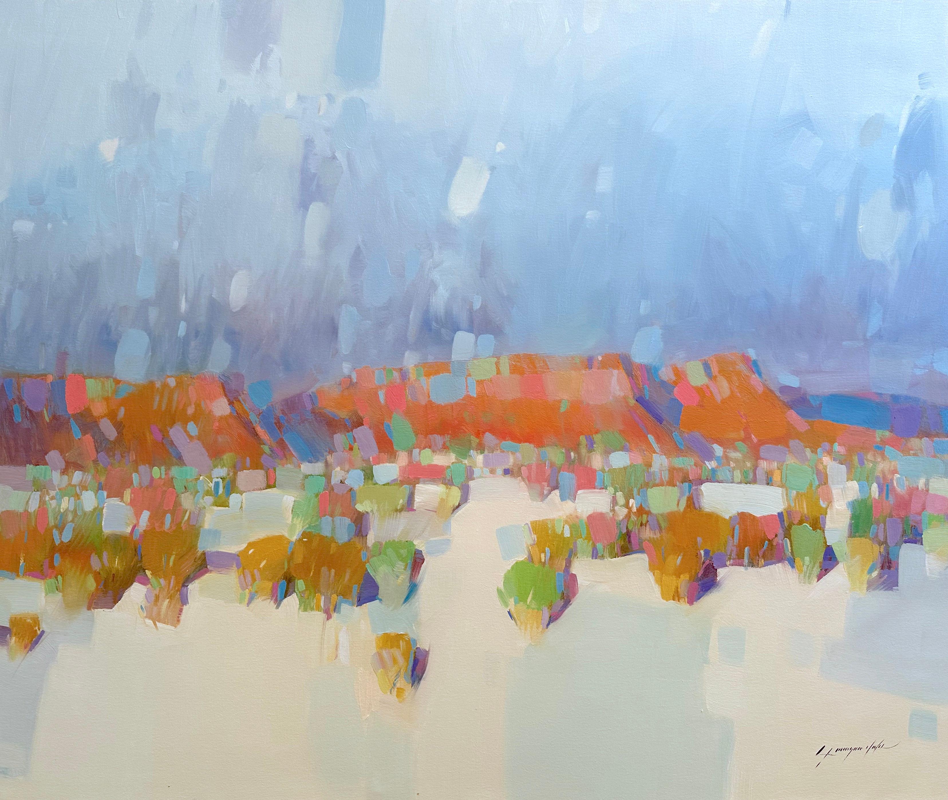Landscape Painting de Vahe Yeremyan - Sedona, Paisaje, Pintura al óleo original, Lista para colgar, Impresionismo