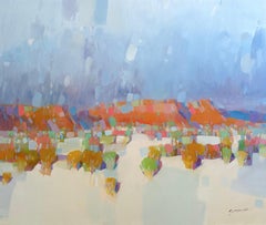Sedona, Landschaft, Original-Ölgemälde, fertig zum Hängen, Impressionismus