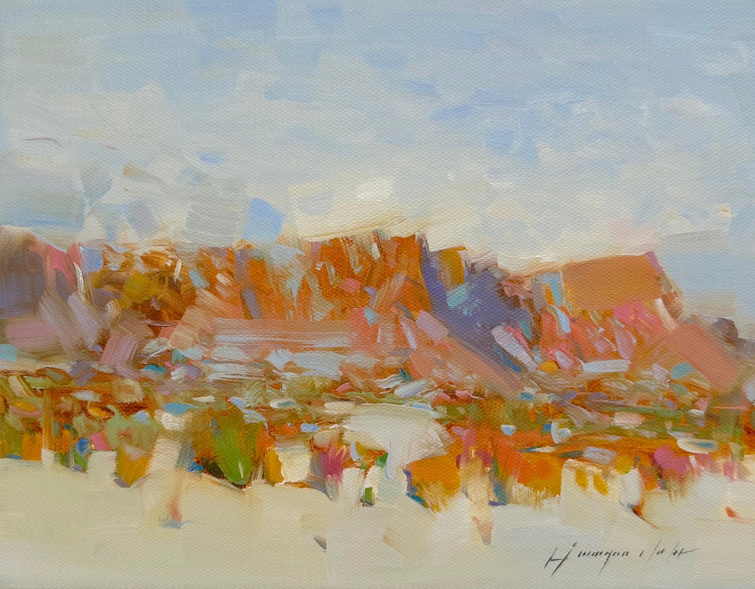 Sedona, paysage, peinture à l'huile originale, prête à accrocher