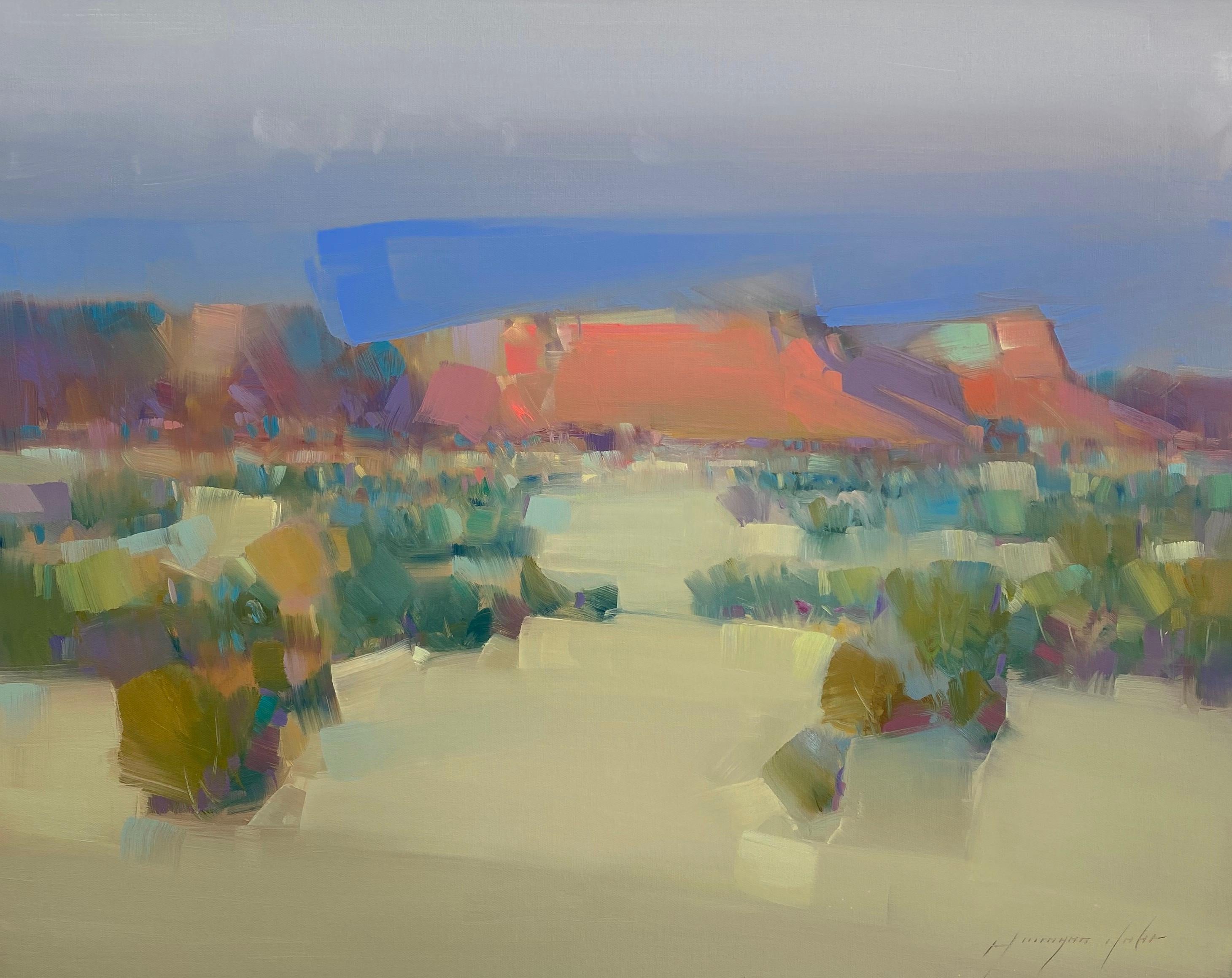 Vahe Yeremyan Landscape Painting - Sedona View, Original oil Painting, Ready to Hang