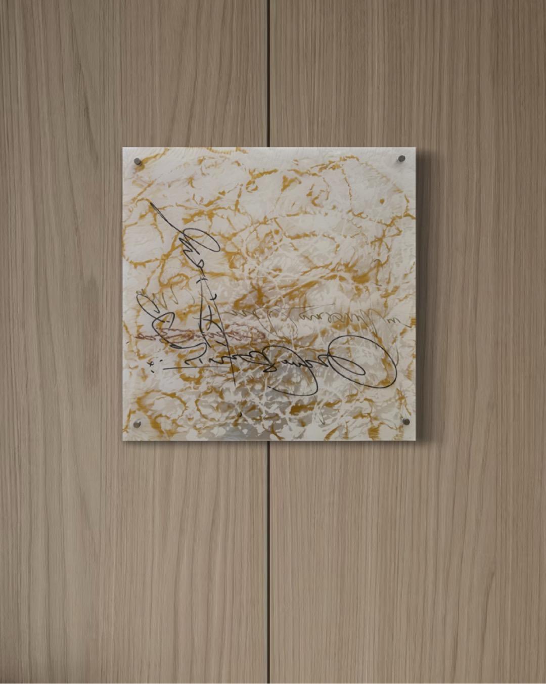 Artista: Vahe Yeremyan 
Lavoro: Pittura originale, opera d'arte fatta a mano, pezzo unico 
Mezzo: Acrilico su plexiglass
Year: 2025
Stile: Arte contemporanea, 
Titolo: Firma in oro 4
Dimensioni: 22