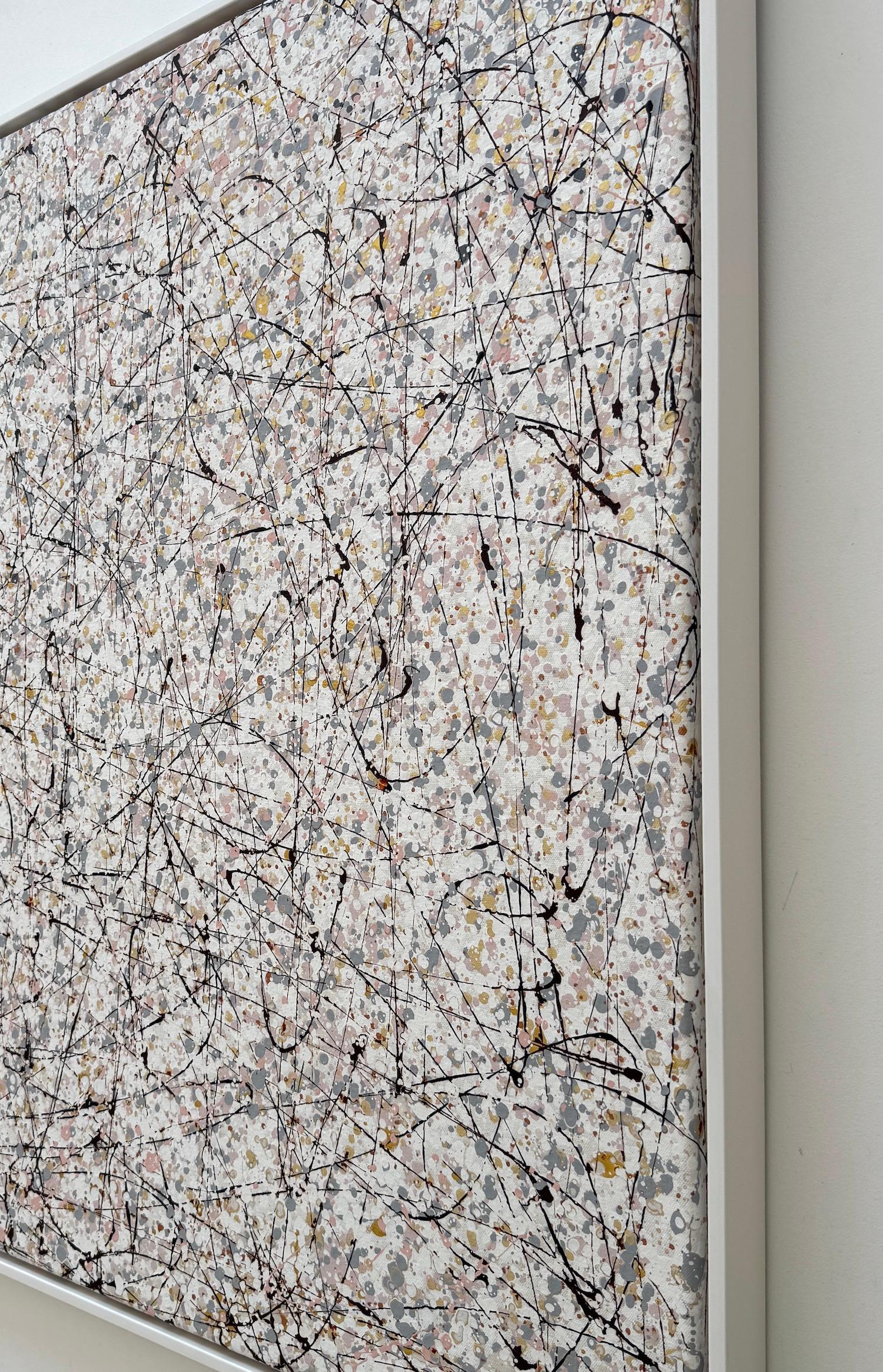 Sphère Définition 10 Oeuvre d'art abstraite Peinture originale prête à accrocher - Abstrait Painting par Vahe Yeremyan