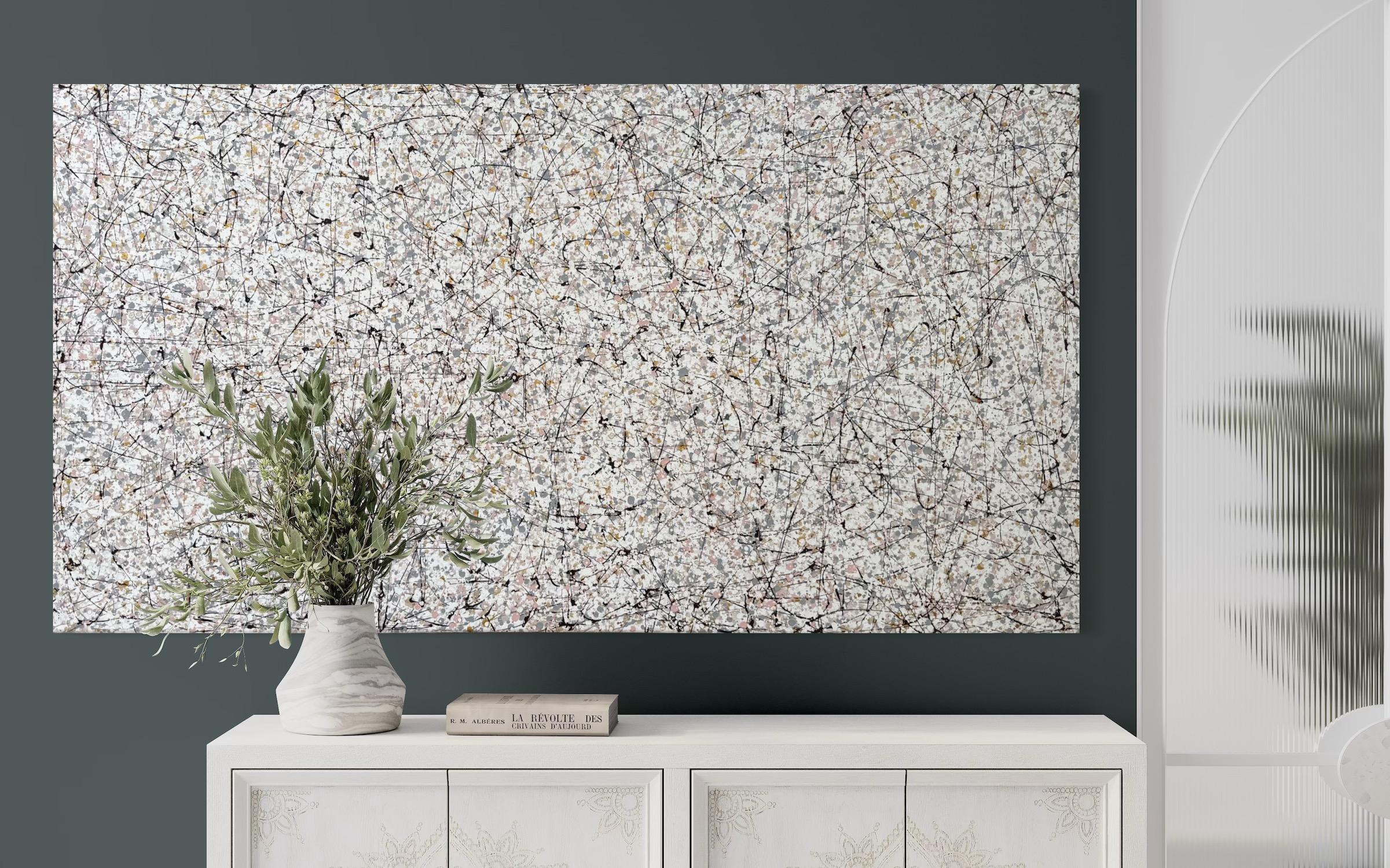 Sphère Définition 10 Oeuvre d'art abstraite Peinture originale prête à accrocher en vente 1