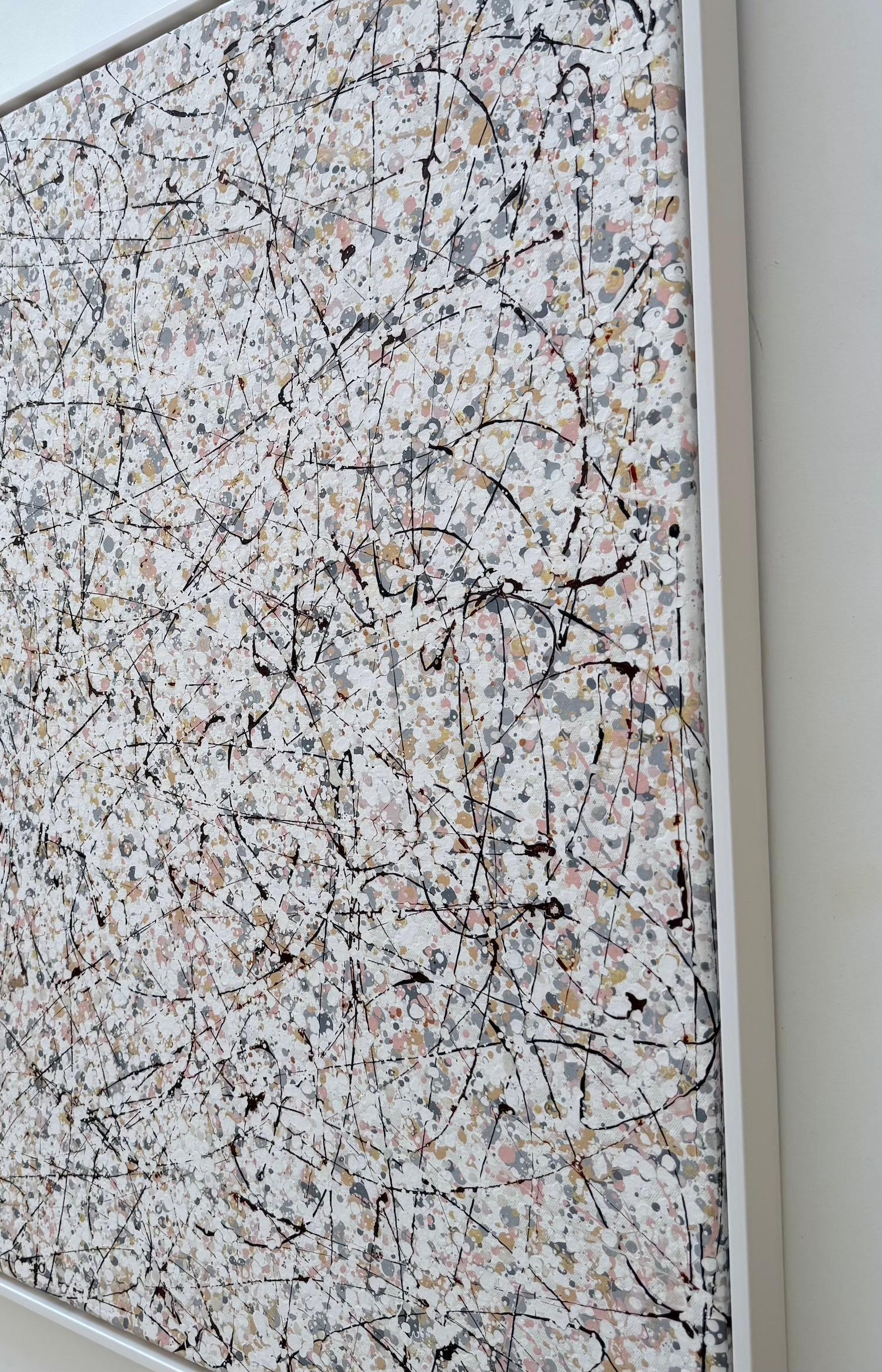 Sphère Définition 12 Oeuvre d'art abstraite Peinture originale prête à accrocher - Abstrait Painting par Vahe Yeremyan