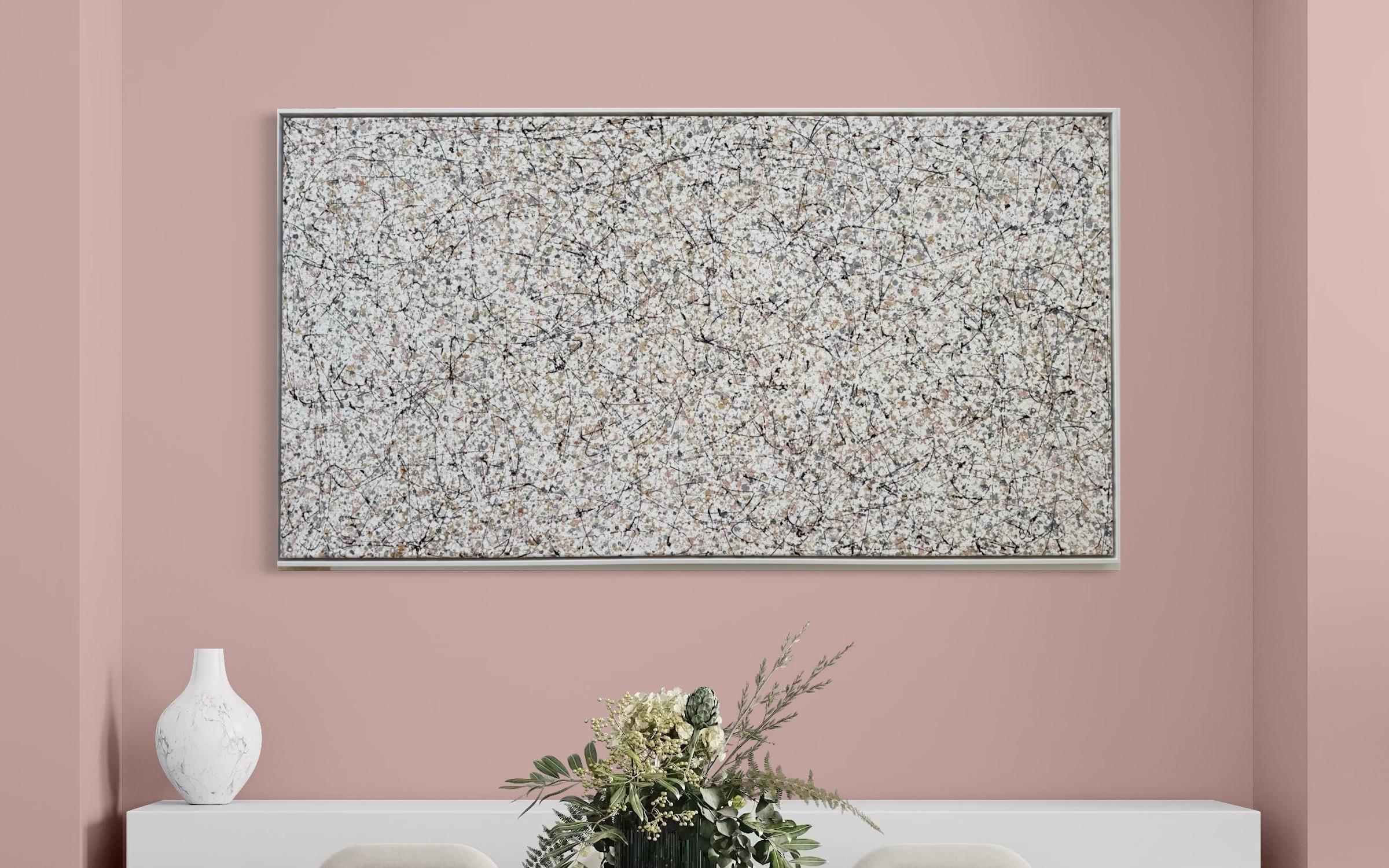 Sphère Définition 12 Oeuvre d'art abstraite Peinture originale prête à accrocher en vente 1