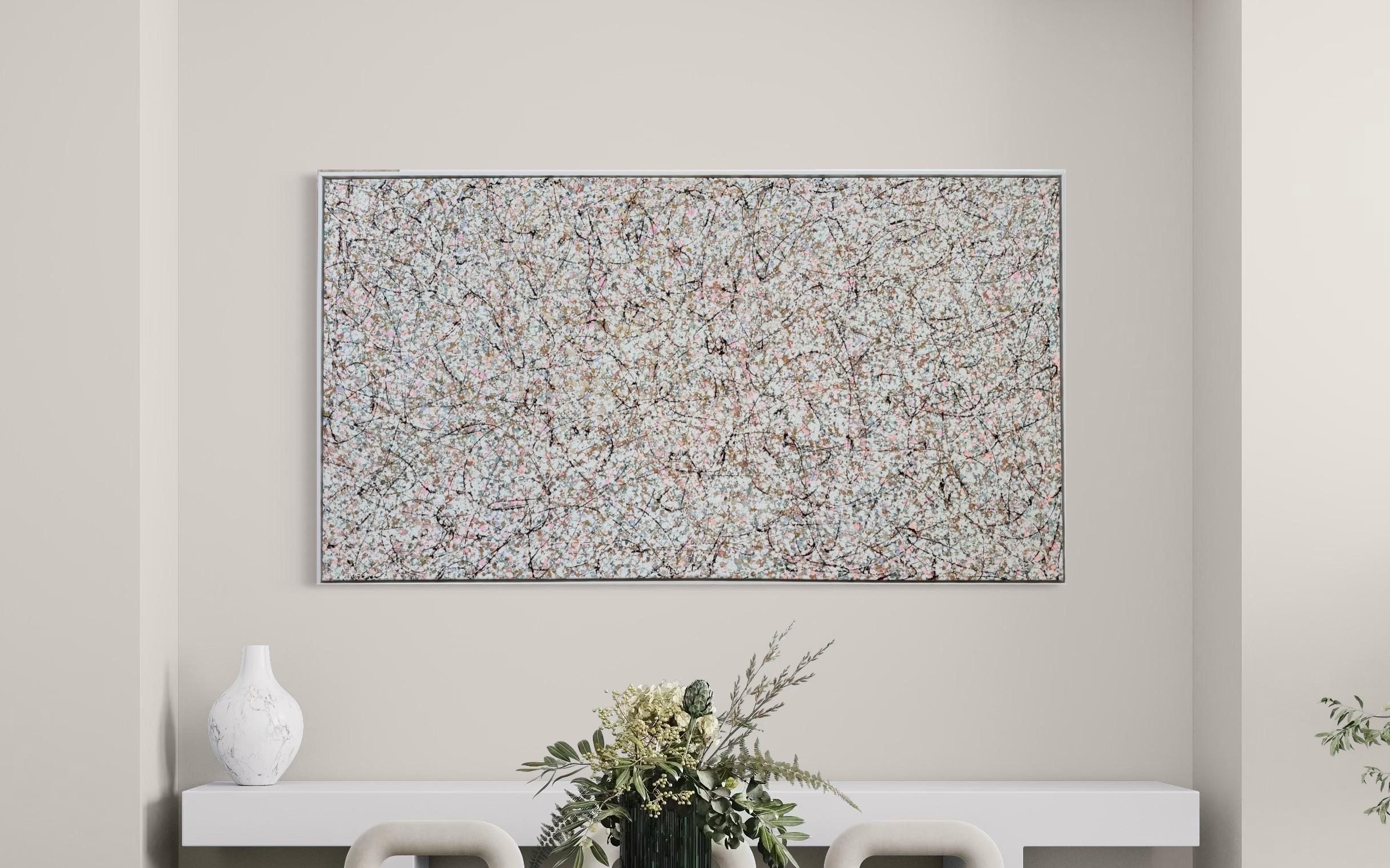 Sphère Définition 14 Oeuvre d'art abstraite Peinture originale prête à accrocher en vente 2