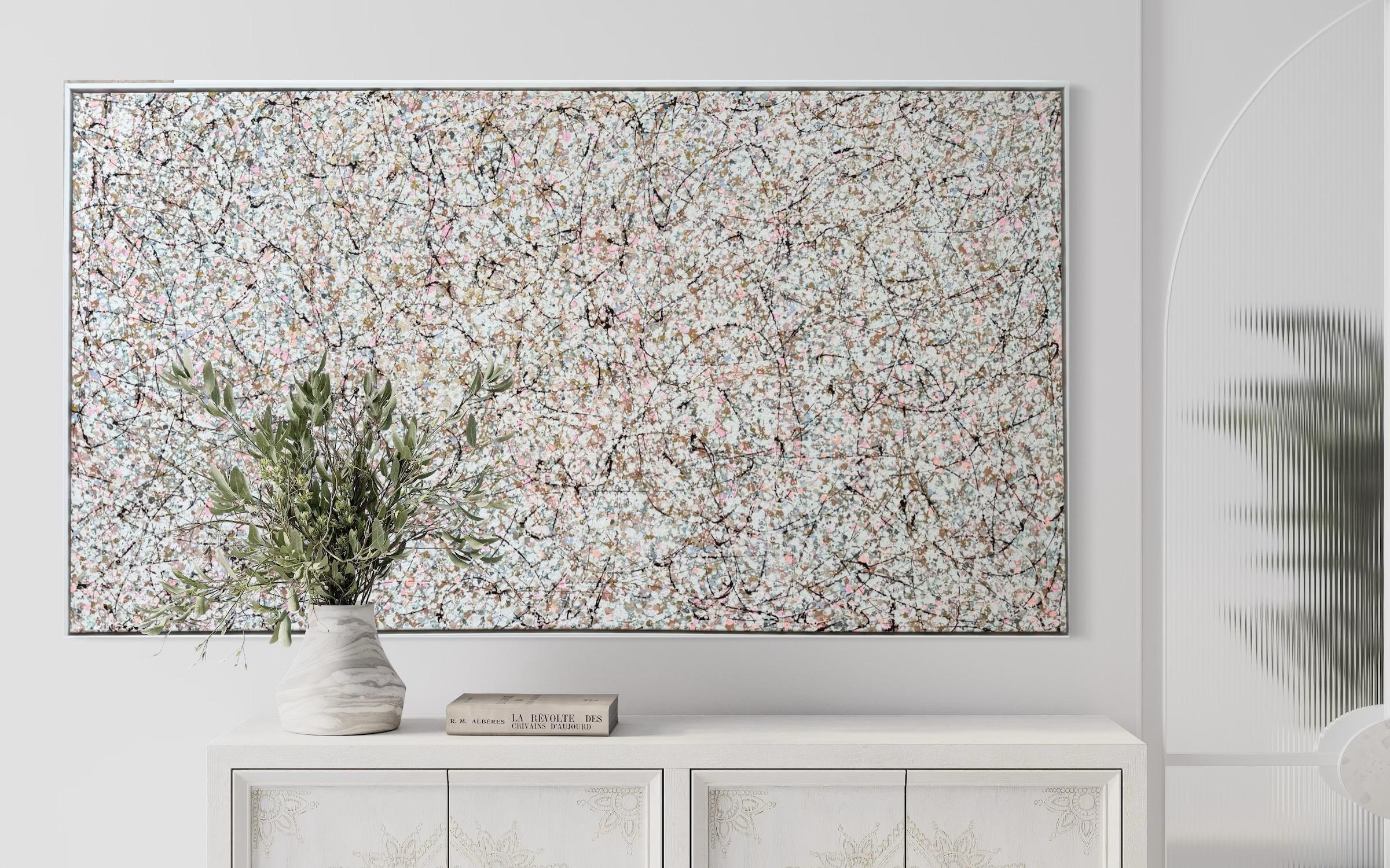 Sphère Définition 14 Oeuvre d'art abstraite Peinture originale prête à accrocher en vente 3