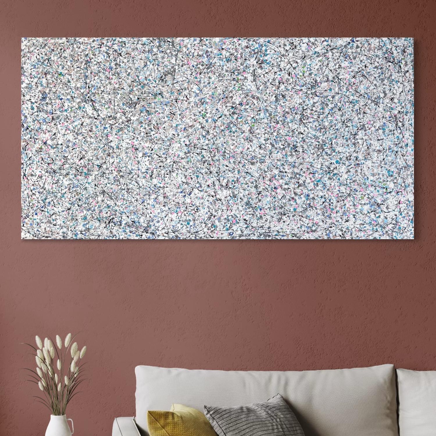 Sphere Definition 15 Abstract Artwork Original Painting Ready to Hang For Sale 3