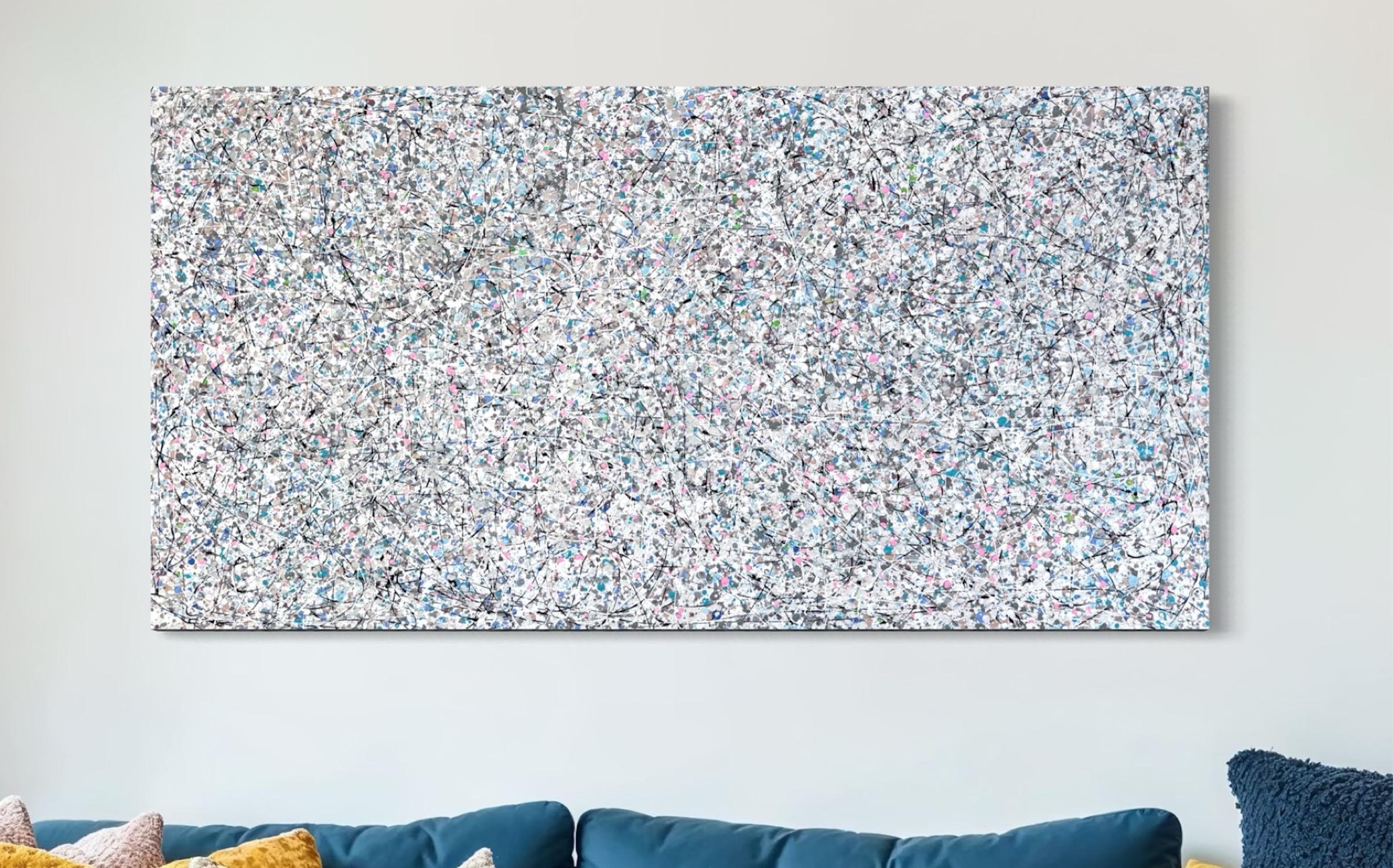 Sphere Definition 15 Abstract Artwork Original Painting Ready to Hang For Sale 4