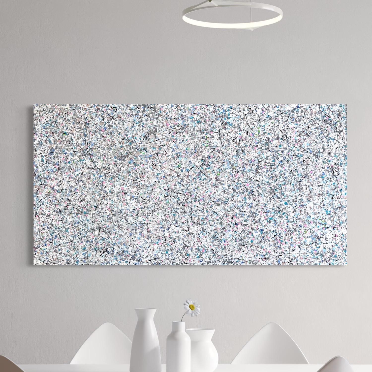 Sphere Definition 15 Abstract Artwork Original Painting Ready to Hang For Sale 6