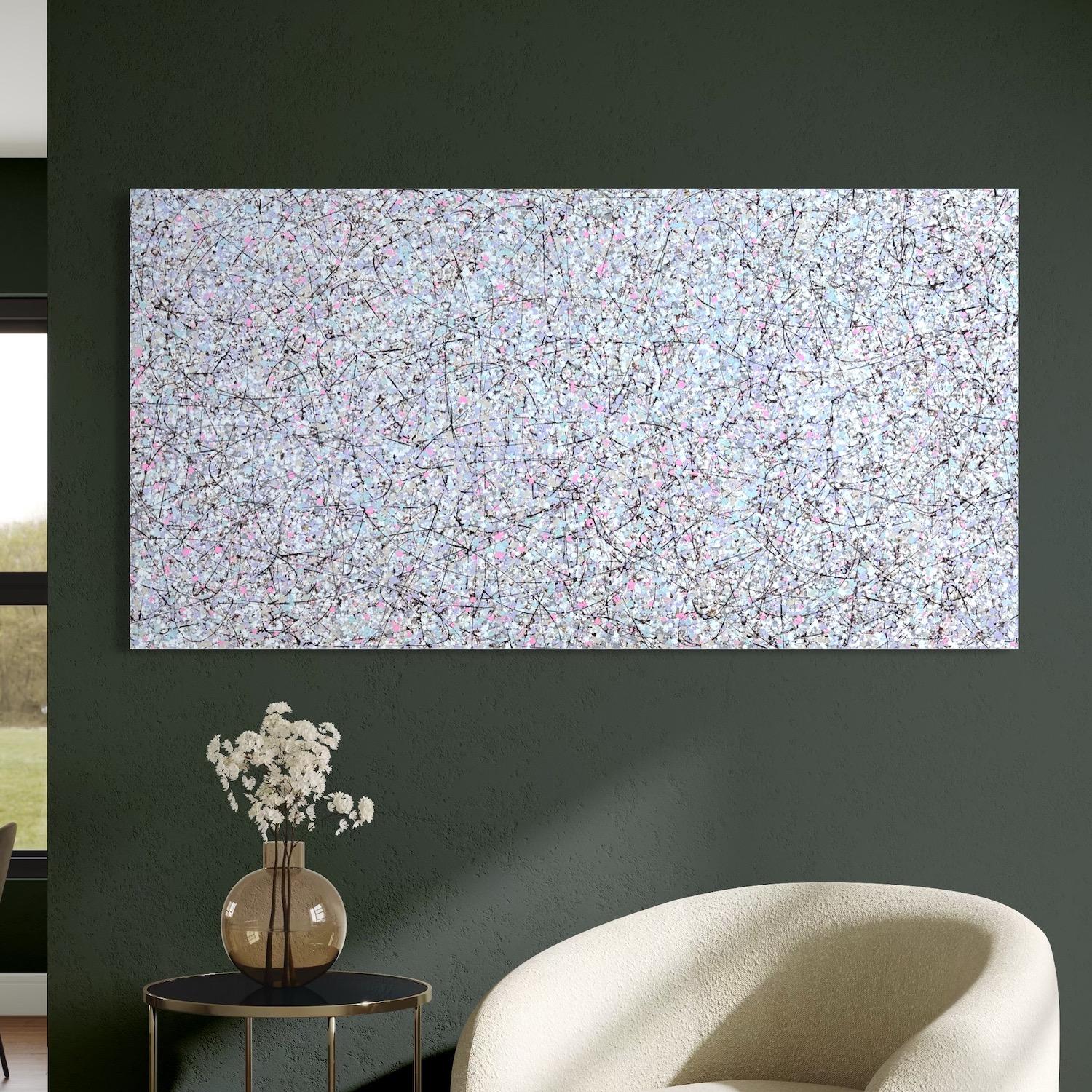 Sphere Definition 2 Abstract Art Original Painting Ready to Hang For Sale 1