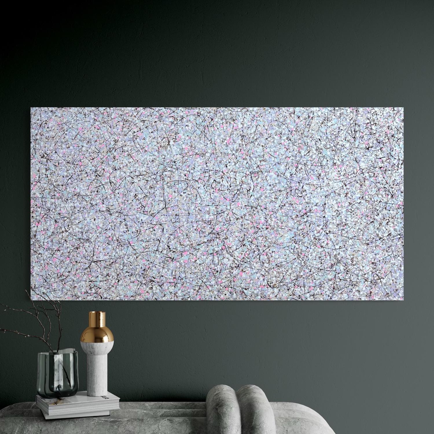 Sphere Definition 2 Abstract Art Original Painting Ready to Hang For Sale 4