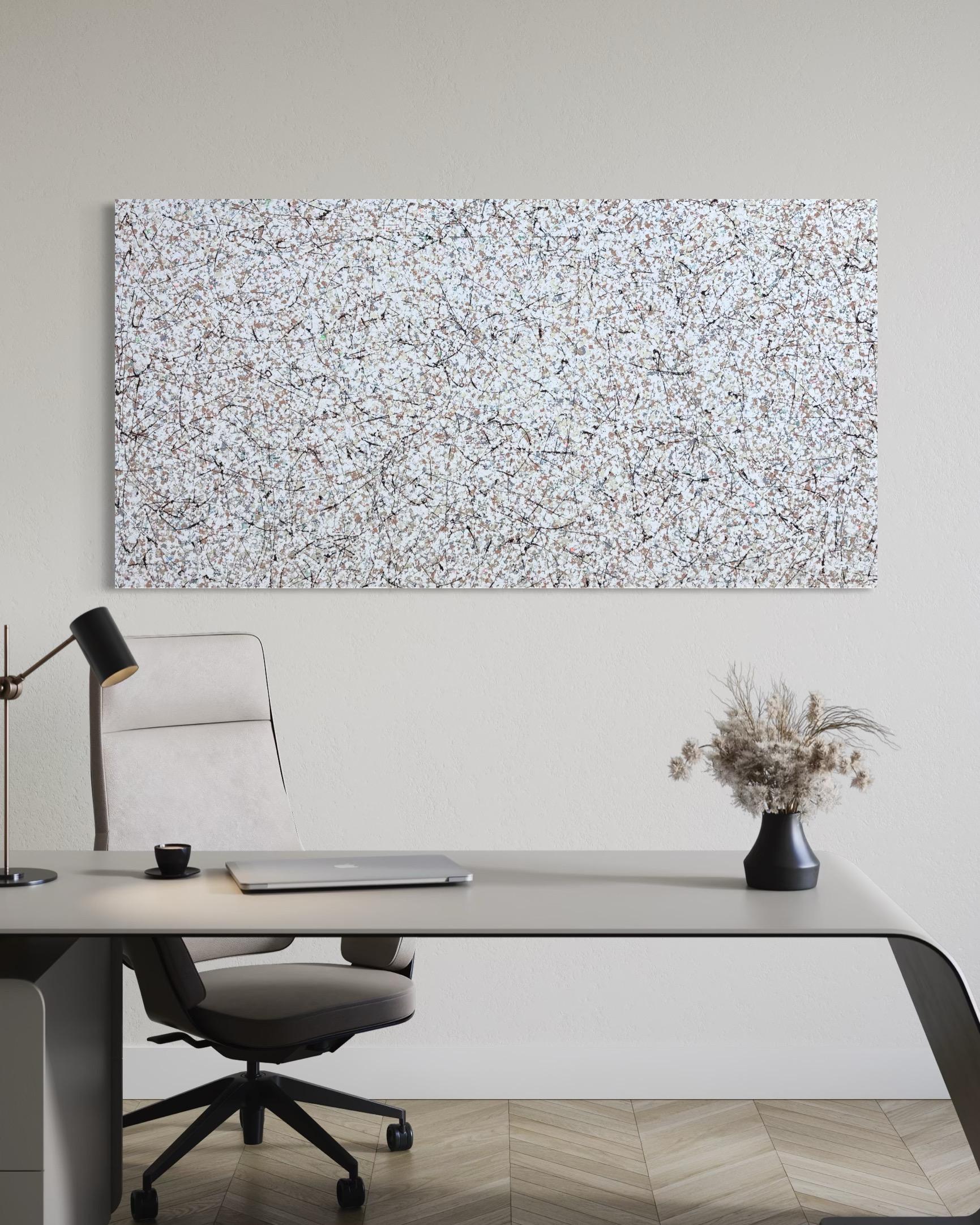 Sphere Definition 3 Abstract Art Original Painting Ready to Hang For Sale 3