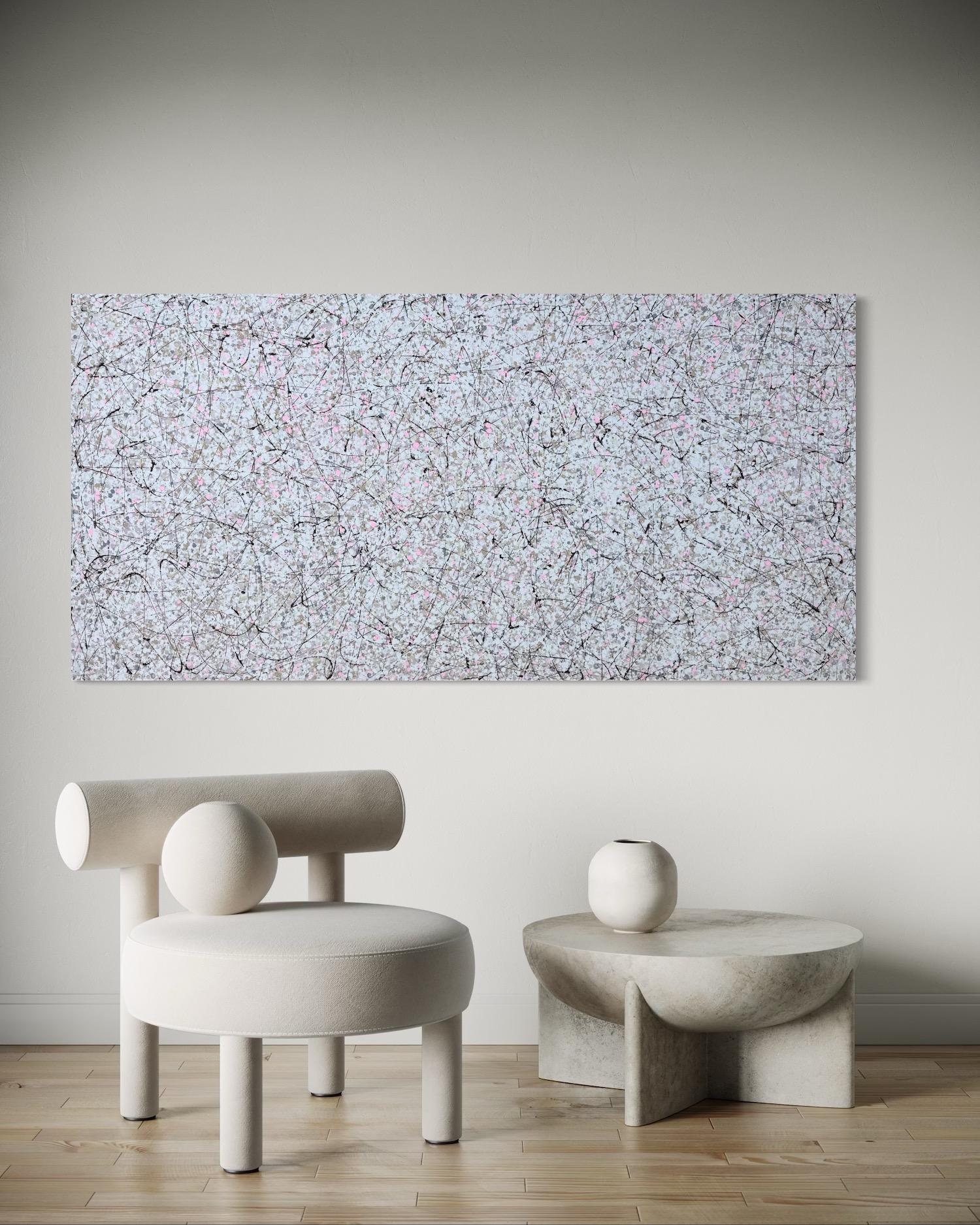 Sphere Definition 4 Abstract Art Original Painting Ready to Hang For Sale 1