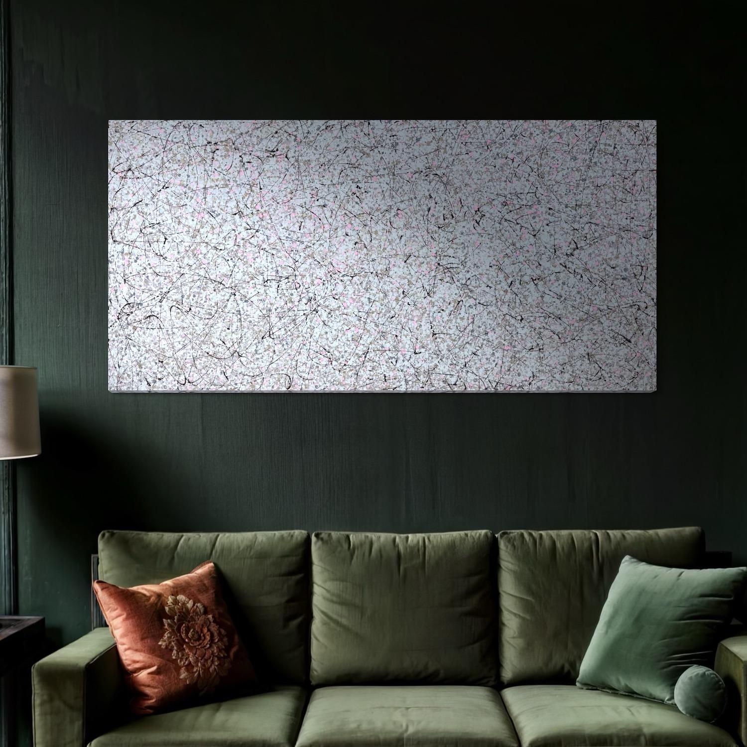 Sphere Definition 4 Abstract Art Original Painting Ready to Hang For Sale 3