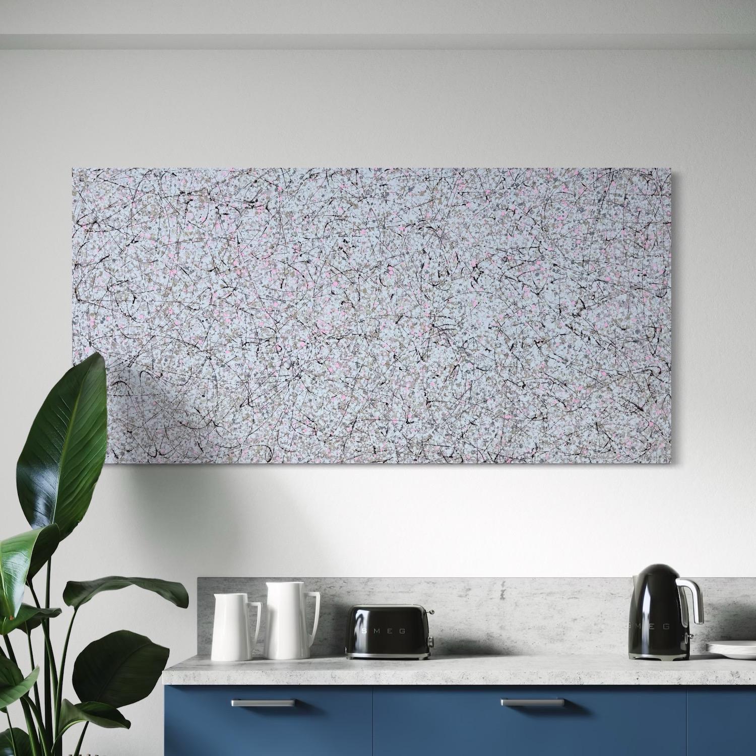 Sphere Definition 4 Abstract Art Original Painting Ready to Hang For Sale 5