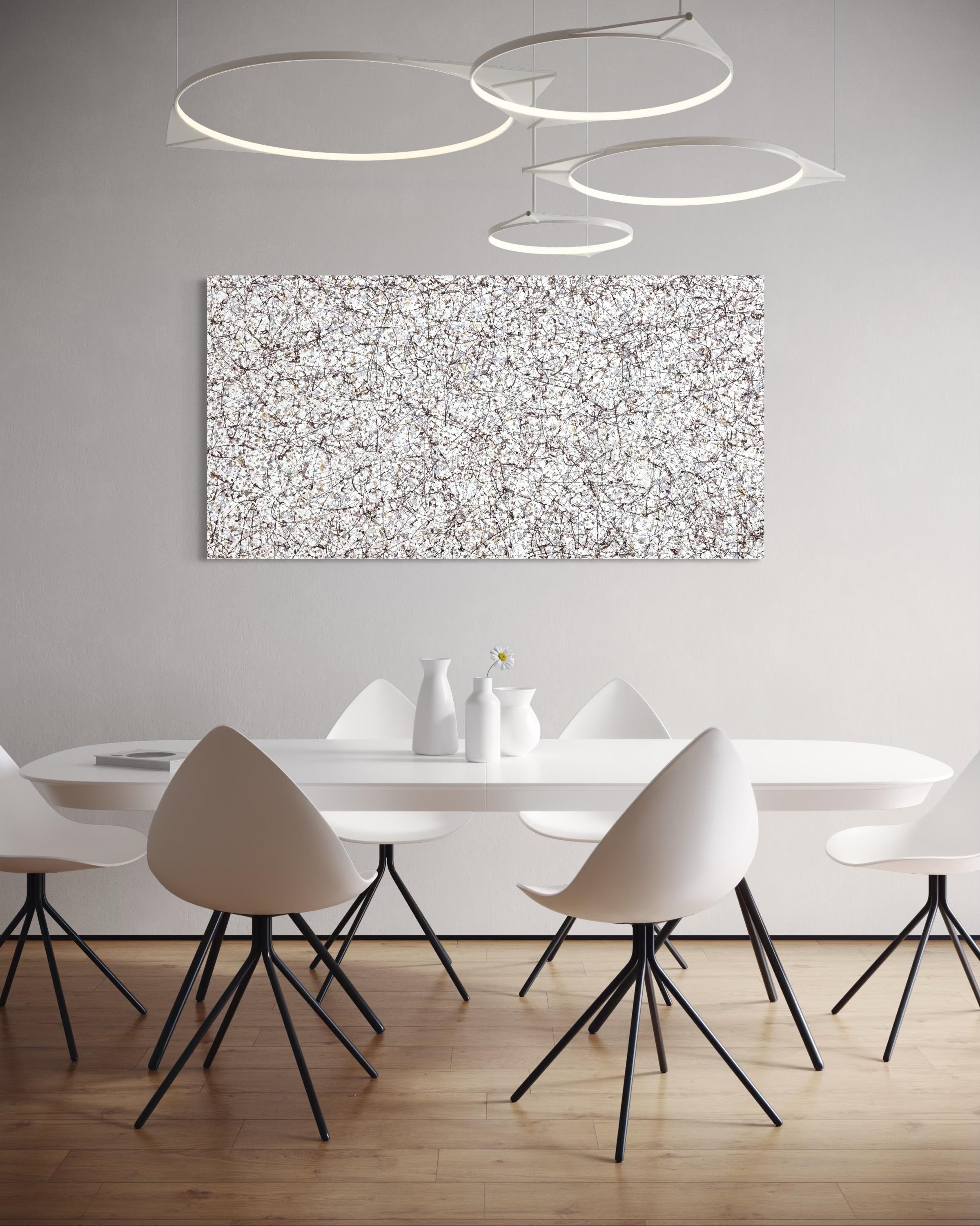 Sphere Definition 5 Abstract Art Original Painting Ready to Hang For Sale 4