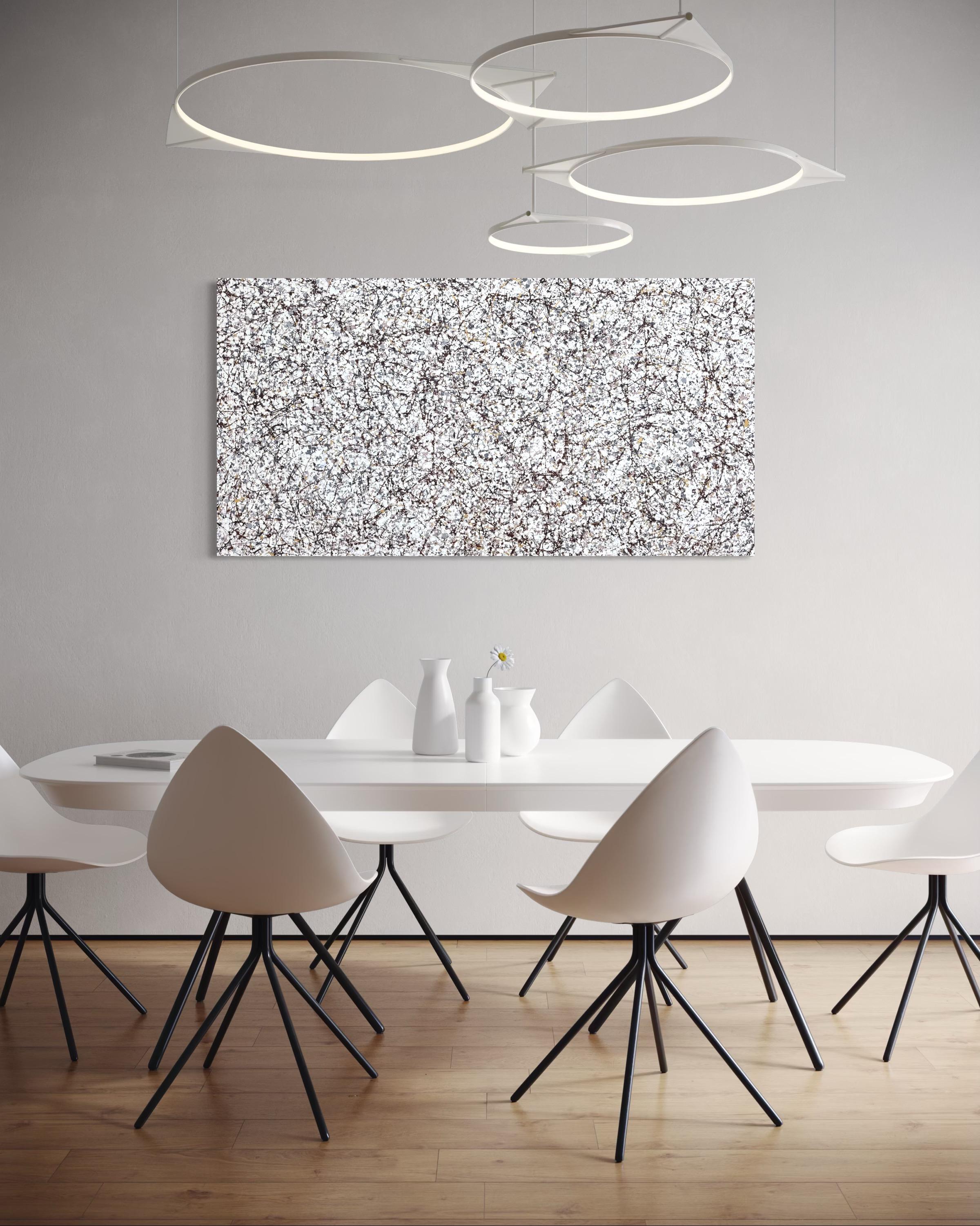 Sphere Definition 6 Abstract Art Original Painting Ready to Hang For Sale 1