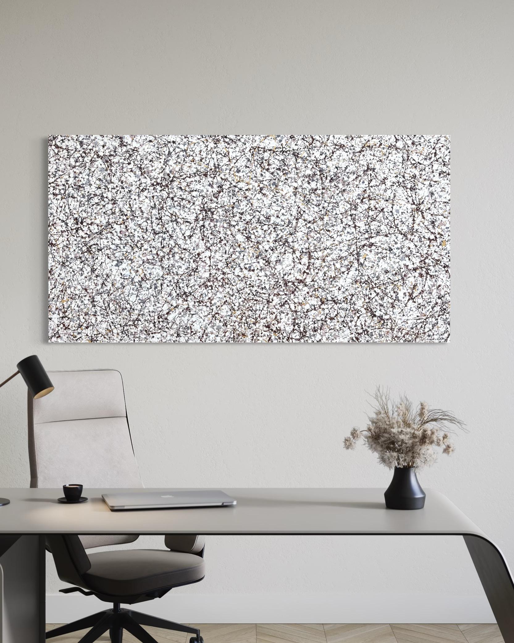 Sphere Definition 6 Abstract Art Original Painting Ready to Hang For Sale 3