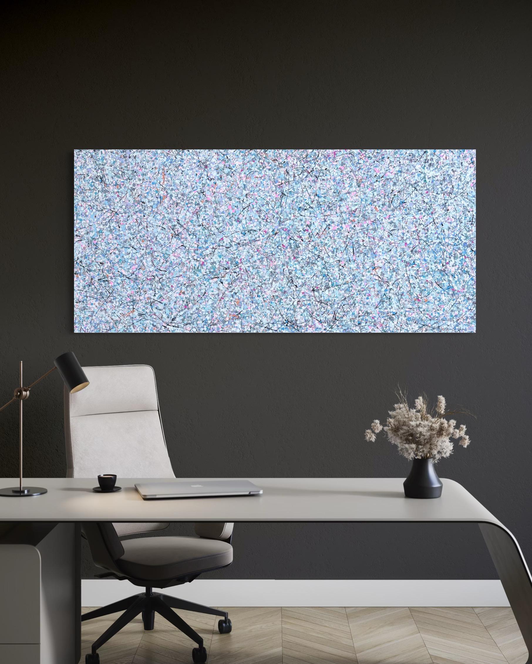 Sphere Definition 7 Abstract Art Original Painting Ready to Hang For Sale 1