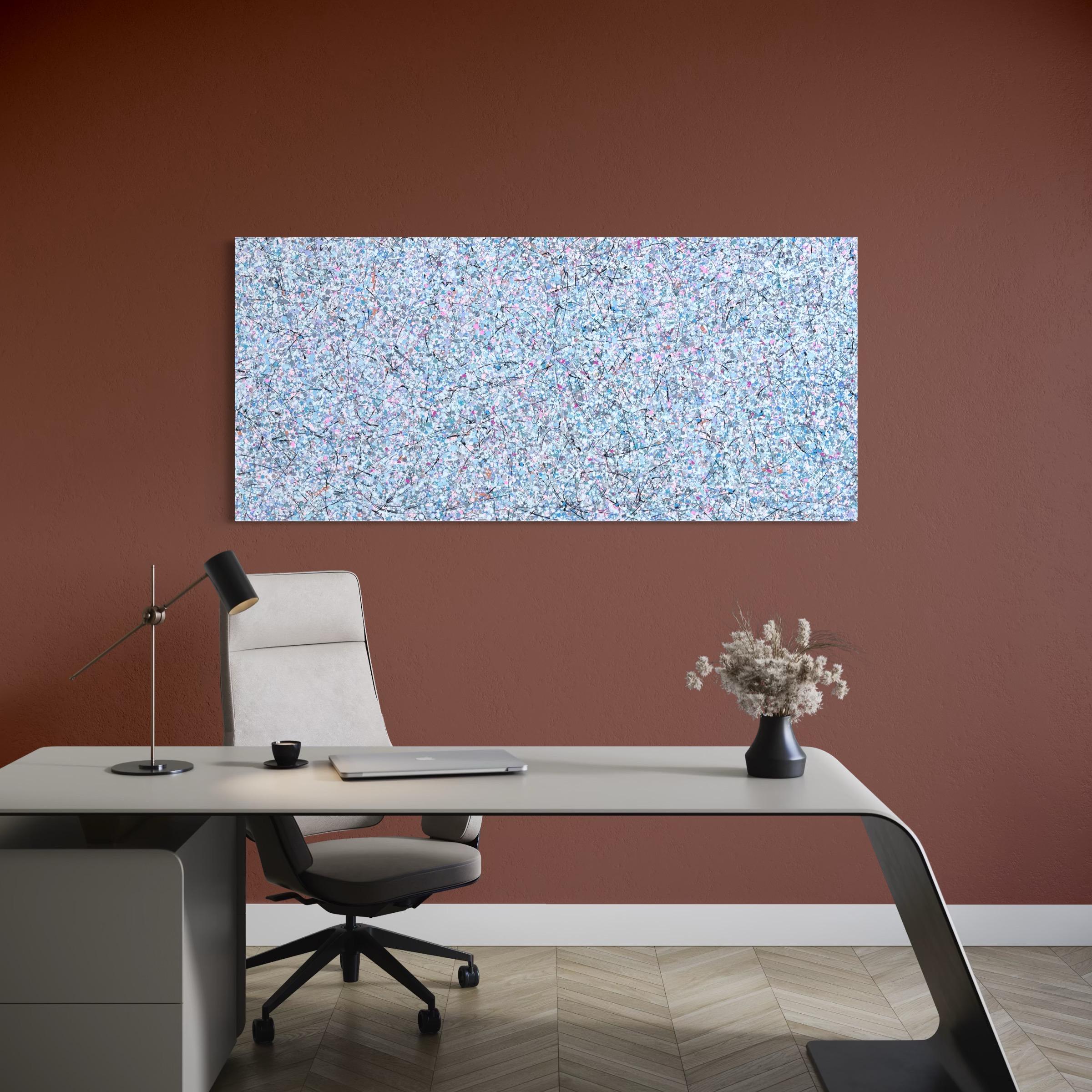 Sphere Definition 7 Abstract Art Original Painting Ready to Hang For Sale 2