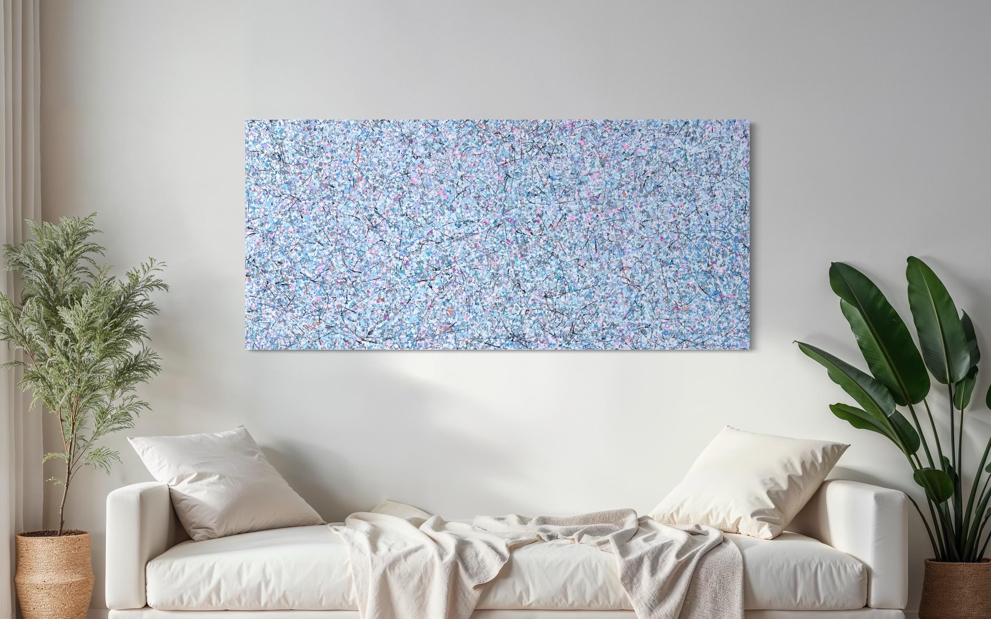 Sphere Definition 7 Abstract Art Original Painting Ready to Hang For Sale 3