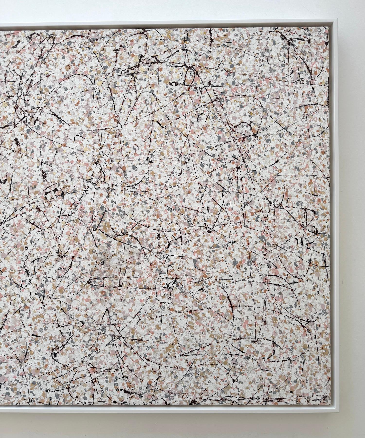 Sphère Définition 9 Oeuvre d'art abstraite Peinture originale prête à accrocher - Painting de Vahe Yeremyan