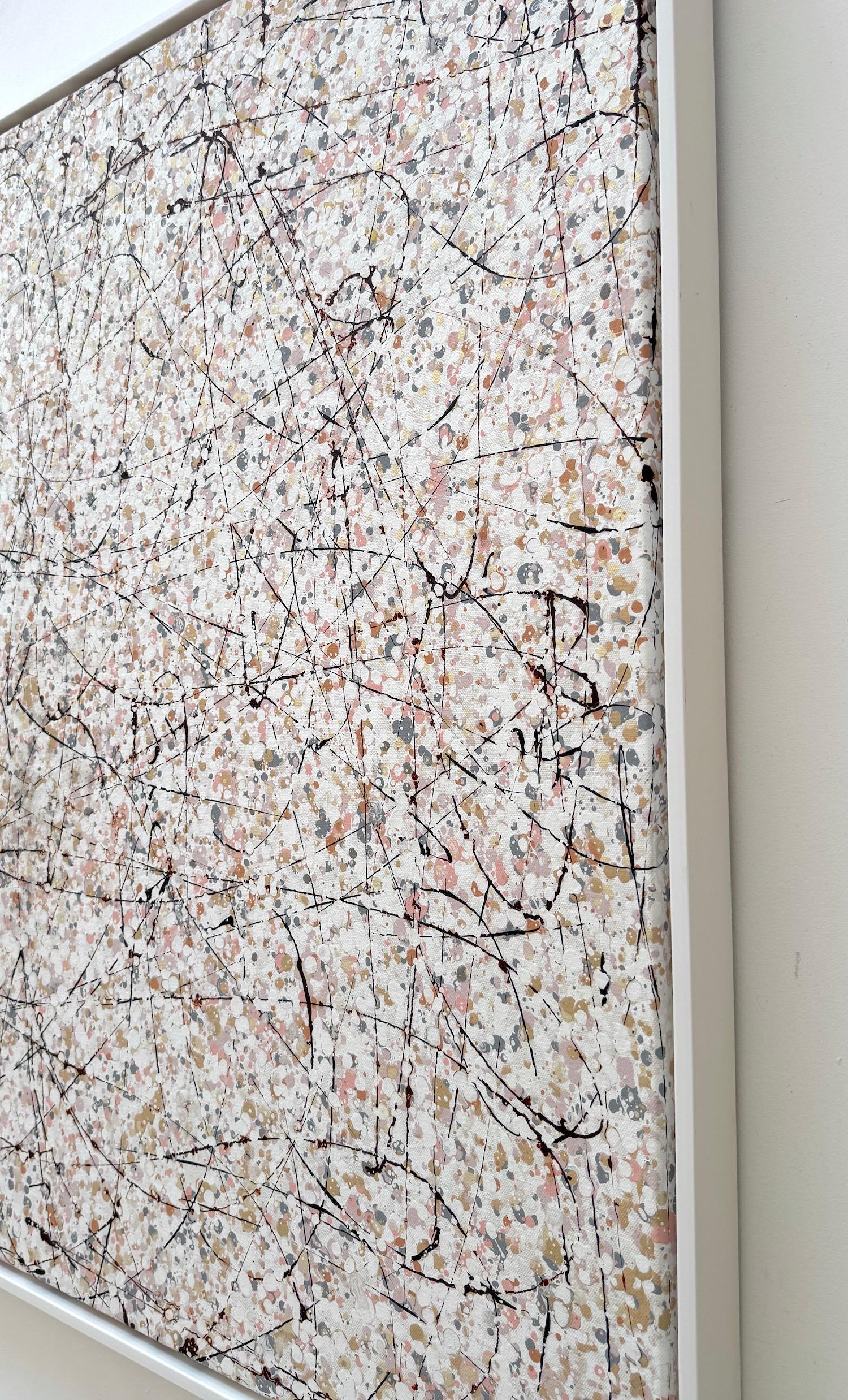 Sphère Définition 9 Oeuvre d'art abstraite Peinture originale prête à accrocher - Abstrait Painting par Vahe Yeremyan